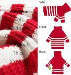 Fitwarm Valentines Dog Sweater, Thermal Turtleneck Pet Coat, Dog Winter Clothes for Small Dogs Boy Girl, Cat Apparel, Red, Small