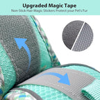 AIITLE Tiny Dog Harness - Lightweight Mesh Step-in Vest for Puppy, Reflective & Escape-Proof Design with High-Stick Magic Tape - Indoor/Outdoor Use for Chihuahua, Maltese, Shih Tzu(Turquoise, XXXS)