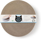 Necoichi Cat Scratcher Bowl Replacement for Indoor Cats - Cat Scratching Lounger with Reversible Usability and Extra Comfort for Lounge, Cardboard Bed Couch / (XL, Hologram Gray)