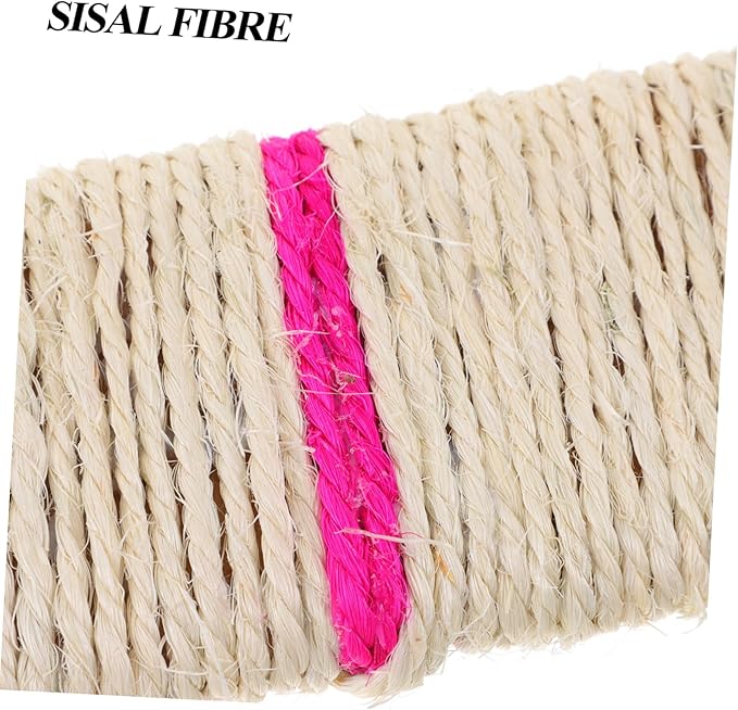 Hanging Sisal Cat Scratcher Mat Wall Mount Corner Cat Scratch Pad 17.71X3.34X0.98In Durable Entertainment and Activity Mat