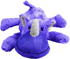 KONG - Cozie Rosie Rhino - Indoor Cuddle Squeaky Plush Dog Toy - for Small Dogs