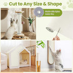 Cat Scratch Couch Furniture Protector, 78.7" x 15.8" Cat Scratcher Pad Deterrent from Cats Claws Scratching, DIY Sisal Carpet Cat Proof Couch Cover Replacement for Indoor Sofa, Wall, Door, Beige