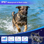 Smart Bark Collar for Dogs - 5 Safe Training Modes & 5 Sensitivity Levels, IP67 Waterproof, Adjustable & Lightweight No Bark Collar for Small, Medium, Large Dogs