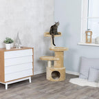 TRIXIE Pet Products Oviedo Cat Tree (Beige) Large (11 x 19 x 41 in.)