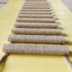 Cat Bridge & Climbing Frame - Sisal Rope Ladder & Scratcher Post for Cat Cage & Tree Tower