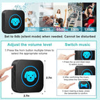 Dog Doorbell to Go Outside, Smart Wireless Doggie Doorbell for Potty Training,1000 Feet Long Range with IP65 Waterproof Super-Light Touch Button, 60 Melodies & Adjustable Volume (2 Button)