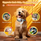 Dog Bark Collar for Large Medium Small Dogs, Smart Automatic Anti Barking Device with 8 Sensitivity & Training Modes Beep Vibration, Rechargeable IP67 Waterproof No Bark Collars for Dogs, Easily Use
