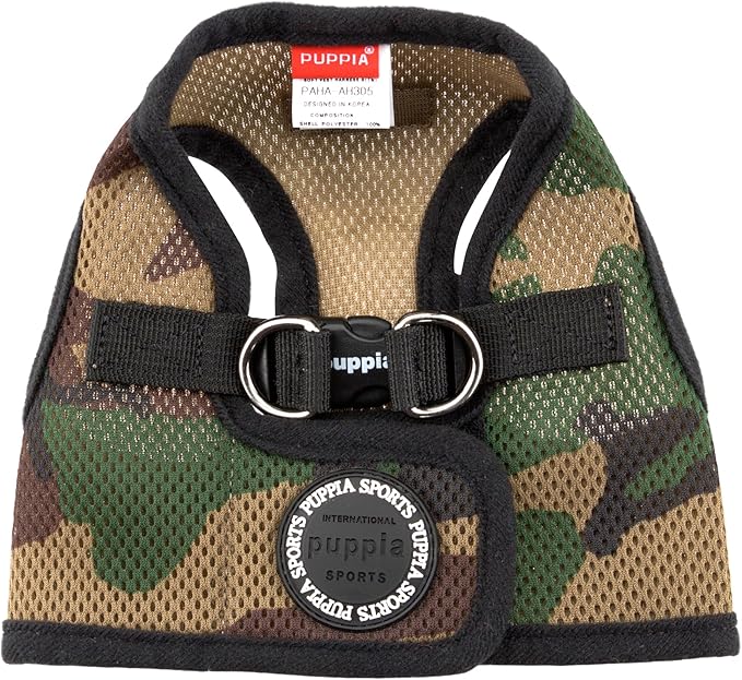 PUPPIA International Harness Soft B Vest, XX-Large, Camo