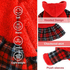 Dog Hoodie Dog Sweater Puppy Clothes for Small Dogs Boy Girl Pet Hoodies for Dogs Cold Weather Doggie Coats Fall Doggy Sweatshirt for Chihuahua Yorkie Cat Sweater Costumes, Red, XXS