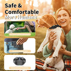 Shock Collar for Small Dogs, Electric Dog Training Collar with Remote,Tailored for 5-30lbs Small Dogs,3 Training Mode Beep, Vibration, Safe Shock(0-9) Waterproof, 1900ft Range (Black, Small)