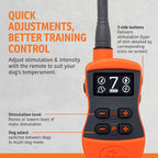 SportDOG SportTrainer 1275 Remote Trainer - Reliable Off-Leash Control - Quick-Charge Collar - Waterproof Dog Training Collar - OLED Display - 3/4-Mile Range - Orange