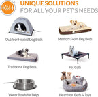 K&H Pet Products Self-Warming Dog Crate Pad, Self Heating Cat Mat, Portable, Machine Washable, No Electric Needed, Adjustable Fit, Non-Slip, Great for Cat Window Perches - Extra-Small 14 X 22in Mocha