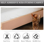 2 Pack Cat Scratch Furniture Protector Trimmable DIY Climbing Scratching for Indoor Couch Protector from Cat Claws, Walls and Tower Replacement (Beige, 15.7’‘ x 78.7'')