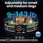 Dog Bark Collar, Rechargeable Smart Collar Set of 2, Anti-Bark Collar for Small Medium Large Dogs,Bark Collar with 6 Adjustable Sensitivity, 3 Mode Beep/Vibration/Beep&Vibration,Waterproof IP67(Black)