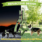 No Pull Dog Harness with Reflective Adjustable,Stops Pets from Pulling and Choking On Walks for Medium/Large Dogs (Green, XL)