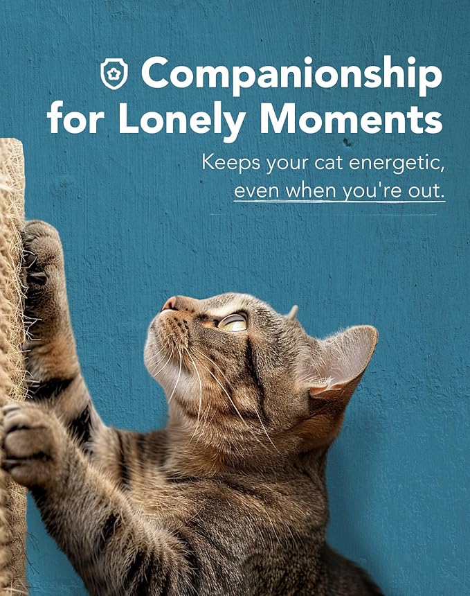 Lukamoo® Cat Scratching Pad, Wall Mounted Scratcher for Indoor Cats (Medium (24'' x 16'')) (Cinnamon)