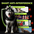 Dog Bark Collar with Remote – 2-in-1 Automatic & Manual Modes, Smart Anti Bark Dog Training Collar with Beep, Vibration & Shock, 330FT Range, IP67 Waterproof, Rechargeable (8-150lbs)