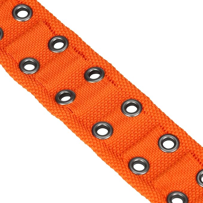 Carhartt Pet Fully Adjustable Wide Webbing Collar for Dogs, Heavy Duty Nylon for Walking & Training, Blaze Orange, Medium