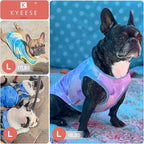 KYEESE 2Pack Dog Cooling Shirt, Breathable Dog Shirt for Small Dogs, Sun Protection Dogs Cooling Vest Tank Top, Lightweight Soft Sleeveless Summer Pet Clothes, Boat+Ice Cream, L