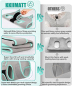 XS Dog Grooming Hammock Harness, Grey, Nail Trimming, Holder, Restraint, Thick Neck Support