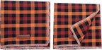 Elegant little tail Dog Bandanas - 1Pack Washable Fall Dog Scarf Girl or Boy Square Bib Kerchief Scarf Adjustable Pet Bandana for Small Medium Dogs