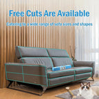 197"x12" Cat Scratch Furniture Protector with Chew Sticks, Large Transparent Couch Protector from Cat Claws, Self-Adhesive Anti-Scratch Guard for Sofa Door Chair Table Leg