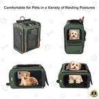 EliteField Deluxe Backpack Pet Carrier (3 Year Warranty, Airline Approved), Travel Soft-Sided Carrier Bag for Dogs, Cats & Small Pets