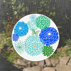 Screen Door Magnets Double Sided – Keep People, Kids, and Dogs from Running into The Screen Door - Robbins Aria Blue Floral