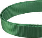 Mikivery Martingale Dog Collar Nylon Adjustable and Safety Training Colourful Comfortable Metal Buckle Pet Collars for Small Medium and Large Dogs(Dark Green,L)