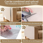 78.7"x15.8" Cat Scratch Mat,Adhesive Cat Scratch Pad for Furniture,DIY Cats Scratch Furniture Protector for Furniture,Sofa,Couch,Covering Cat Scratching Post Replacement Pads,Beige