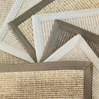 Cat Scratcher Mat Natural Sisal Cat Scratching Pads with Self-Adhesive Horizontal Floor Rug for Indoor Cats Grinding Claws Nails, White, 24" x 35"