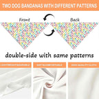 Birthday Dog Bandanas 1 Pack, Colorful HBD Dog Scarfs for Boy and Girl, Pet Scarves for Boy and Girl Bandanas for Small Medium Large Dogs (It's My Birthday, One Size)