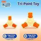 Chew ‘n Clean Chew Toy and Treat in One Chicken Flavored Tri-Point Dog Toy, Small