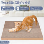 Cat Cardboard Scratcher Refill,Pet Scratch Pad Replacement Reversible Corrugated Board for Cat Box Bed