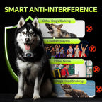 Dog Bark Collar with Remote – 2-in-1 Automatic & Manual Modes, Smart Anti Bark Dog Training Collar with Beep, Vibration & Shock, 330FT Range, IP67 Waterproof, Rechargeable (8-150lbs)