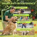 2in1 Bark Collar for Large Medium Small Dogs Shock Collar Smart Rechargeable Anti Stop Barking Device Training Collar Automatic and Manual Mode with Remote Tag Beep Vibrartion Shock for All Breeds