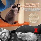 PETSITE 70 inch Tall Aviation-Themed Cat Tree Tower, Multi-Level Cute Cat Tower with Sisal Scratching Posts, Helicopter Top Perch, Basket Bed, Tunnel, Climbing Ladder, and Star-Shaped Hanging Toys