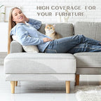 Anti Cat Scratch Furniture Protector, Cat Couch Protector, Anti Scratch Furniture Protector, Protector Pads for Furniture for Couch,Doors&Wall(7.87"X 98.5")