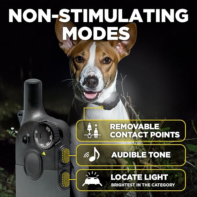 Dogtra 200iQ Professional Remote Training E Collar - 1/2 Mile, 100 Precision Levels, IPX9K Waterproof, Tone & Vibration – Seamless No-Look Control Off-Leash Confidence for Dogs 10lb+