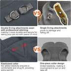 BEAUTYZOO Dog Fleece Vest Sweater Winter Jacket for Small and Medium Large Dogs with D-Ring Leash Cold Weather Coat Hoodie for XS S M Dogs Boy or Girls, Grey XL
