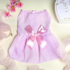 choyaxo Dog Bowknot Dresses Pet Skirts Princess Dress for Girl Puppy
