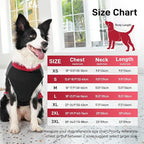 Warm Fleece Dog Coats for Large Dogs,D-Rings Waterproof Puppy Jacket for Cold Winter,Red XXXL