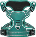 HEELE Dog Harness for Small Dogs No Pull Dog Vest Harness for Small Dog with Soft Padded Handle Reflective for Outdoor Training, Grass Green, S