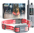 Dog Shock Collar (New Version) with 360° LED Lights – 4200FT Dog Training Collar with Remote, IPX8 Waterproof, Beep/Vibration/Safety Shock Modes, Rechargeable E-Collar for Dogs