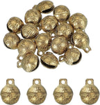 uxcell 16 Pcs Vintage Bronze Jingle Bells, 18mm Tibetan Jingle Bells for Crafts, Small Rustic Decorative Metal Bell for Dog Cat Pet Collar DIY Crafts Home Door Christmas Decor