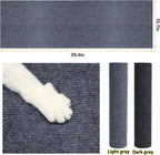Cat Scratching Mat 39.3"x15.7" Trimmable Self-Adhesive Carpet DIY Climbing Cat Scratcher for Replacement Pads Covering Posts Furniture Protection