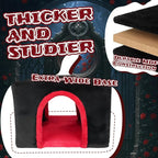Gothic Halloween Cat Tree Tower, 5-Level Cat Furniture with Scratching Posts, Spider Toy, Condo & Perch for Indoor Cats, Black Red Large Cat Tower