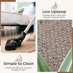 Premium Brazilian Cat Scratcher Mat – 24'' x 16'' Natural Fiber 100% Sisal with Jute Border, Ultra Durable, Scratching Pad, Doormat Rug, Protects Furniture and Carpets (Espresso Brown)