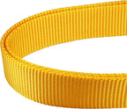 Mikivery Martingale Dog Collar Nylon Adjustable and Safety Training Colourful Comfortable Metal Buckle Pet Collars for Small Medium and Large Dogs(Yellowe,L)