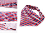 Lionet Paws Dog Bandana,4th of July Fabric Dogs Kerchief for Small Medium Dogs,Dog Cotton Triangle Bibs Scarf for Girl Boy